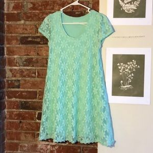 Urban Outfitters Mint flower dress